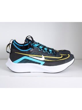 $165 Nike Zoom Fly 4 Running Shoes Black Chlorine Blue CT2392 Men’s US 11 EU 45